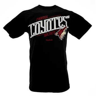 Phoenix (Arizona) Coyotes Reebok Black The New SLD Tee Shirt (Adult M)