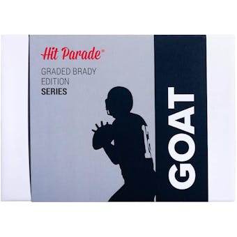 2022 Hit Parade GOAT Brady Graded Edition - Series 2 - 10 Box Hobby Case