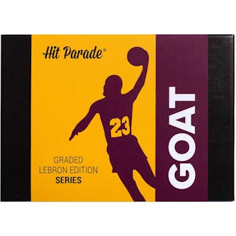 2022/23 Hit Parade GOAT LeBron Graded Edition Series 2 Hobby Box - LeBron James