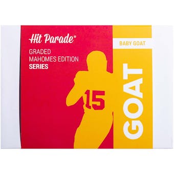 2022 Hit Parade GOAT Mahomes Graded Edition - Series 2 - Hobby Box