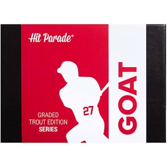 2022 Hit Parade GOAT Trout Graded Edition - Series 6 - Hobby Box