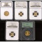 2022 Hit Parade Graded Silver Dollar GOLD Bar Edition - Series 1 - Hobby Case /10 - NGC and PCGS Coins