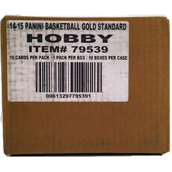 2014/15 Panini Gold Standard Basketball Hobby 10-Box Case