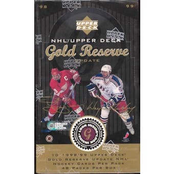 1998/99 Upper Deck Gold Reserve Hockey Update Box