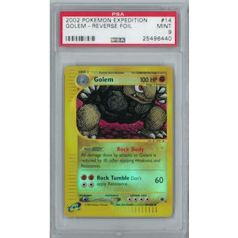 Pokemon Expedition Golem 49/165 Reverse Foil Rare PSA 9