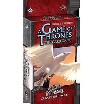 Game of Thrones LCG (1st Ed.) - A Dire Message Chapter Pack (FFG)