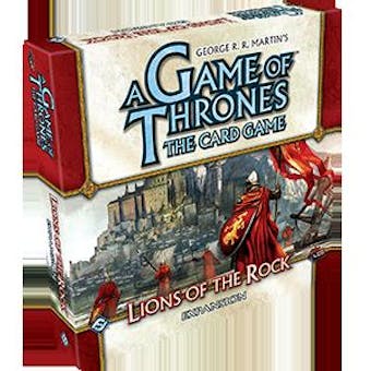 Game of Thrones LCG (1st Ed.) - Lions of the Rock Deluxe Expansion (FFG)