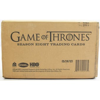 Game Of Thrones Season 8 (Eight) Trading Cards 12-Box Case (Rittenhouse 2020)