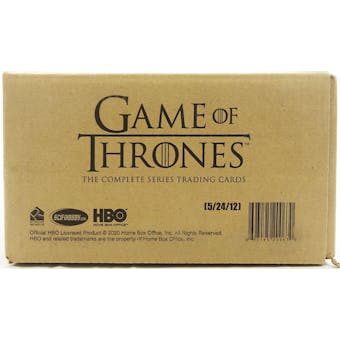 Game of Thrones The Complete Series Trading Cards 12-Box Case (Rittenhouse 2020)