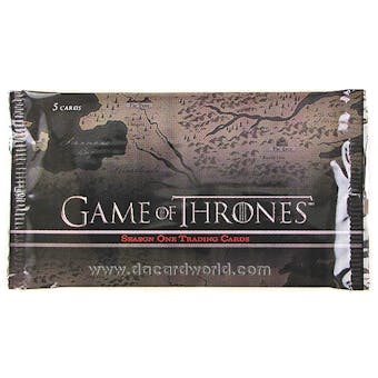 Game of Thrones Season One Trading Cards Pack (Rittenhouse 2012)
