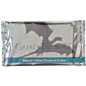 Game of Thrones Season Three Trading Cards Pack (Rittenhouse 2014)