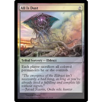 Magic the Gathering Promotional Single All Is Dust Foil (Grand Prix)
