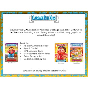Garbage Pail Kids GPK Goes on Vacation Series 2 Hobby Collector's Edition 8-Box Case (Topps 2021) (Presell)