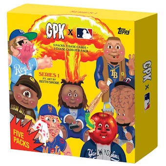 MLB x Garbage Pail Kids: Series 1 by Keith Shore - 5 Pack Box (Topps 2022)