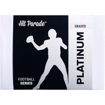 2023 Hit Parade Football Graded Platinum Edition Series 1 Hobby Box - Patrick Mahomes