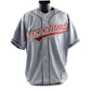 Grady Sizemore UDA Autographed Cleveland Indians Official Gray MLB Jersey w/ 100th HR Ins.