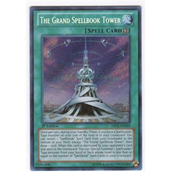 Yu-Gi-Oh Abyss Rising Single The Grand Spellbook Tower Secret Rare - 1st Edition