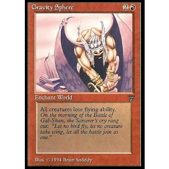 Magic the Gathering Legends Single Gravity Sphere - MODERATE PLAY (MP)