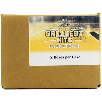 2018 Leaf Greatest Hits Basketball Hobby 2-Box Case