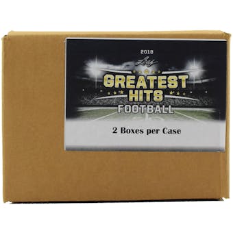 2018 Leaf Greatest Hits Football Hobby 2-Box Case