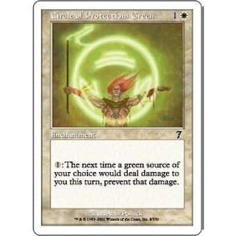 Magic the Gathering 7th Edition Single Circle of Protection: Green Foil