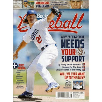2015 Beckett Baseball Monthly Price Guide (#117 December) (Zack Greinke)
