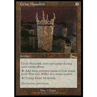 Magic the Gathering Urza's Legacy Single Grim Monolith - MODERATE PLAY (MP) Sick Deal Pricing