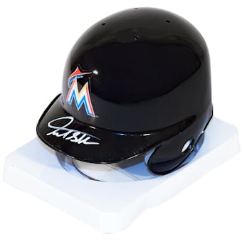 Giancarlo Stanton Autographed Miami Marlins Mini Helmet (JSA)