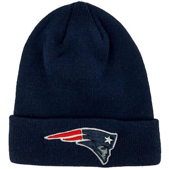 New England Patriots '47 Brand Navy Raised Cuff Knit Winter Hat (Adult One Size)