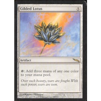 Magic the Gathering Mirrodin Single Gilded Lotus - SLIGHT PLAY (SP)