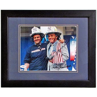 Joe Torre - Rudy Giuliani Autographed & Framed New York Yankees 8x10 Photo