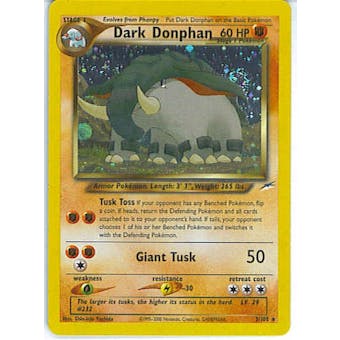Pokemon Neo Destiny Single Dark Donphan 3/105