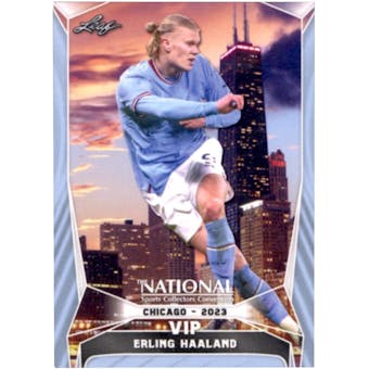 2023 Leaf VIP National Sports Convention Erling Haaland Card (VIP-2)