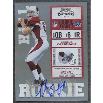 2010 Playoff Contenders #169 Max Hall /401 Rookie Autograph