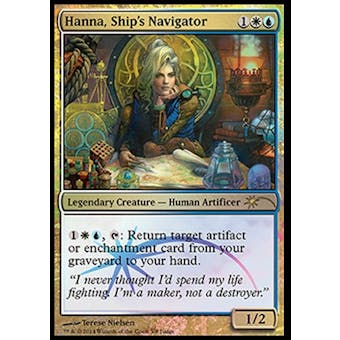 Magic the Gathering Promo Single Hanna, Ship's Navigator JUDGE FOIL - NEAR MINT (NM)