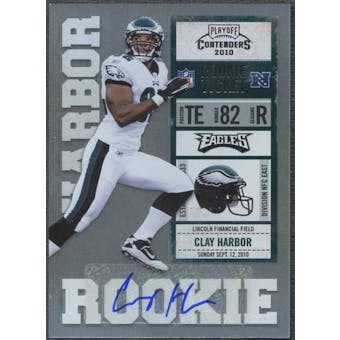 2010 Playoff Contenders #117 Clay Harbor Rookie Autograph