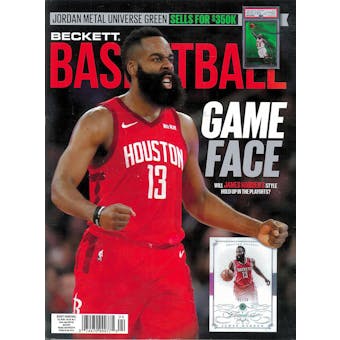 2019 Beckett Basketball Monthly Price Guide (#319 April) (James Harden)