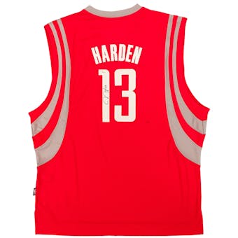 James Harden Autographed Houston Rockets Basketball Jersey (JSA)