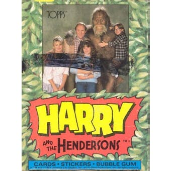 Harry and the Hendersons Wax Box (1987 Topps)