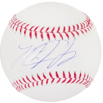 Matt Harvey Autographed New York Mets Major League Baseball (Steiner COA)