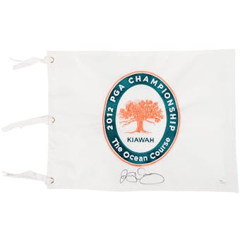 Rory McIlroy Autographed 2012 PGA Championship at Kiawah Pin Flag (JSA)