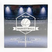 2021/22 Hit Parade Autographed Full Size Basketball Hobby Box - Series 5