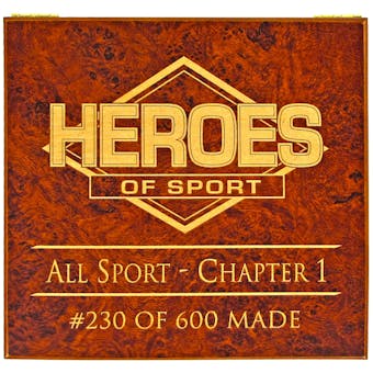 2013 Heroes of Sport: Empty Display Box /600