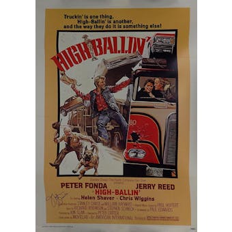 High-Ballin' 27x40 Movie Poster Autographed by Helen Shaver JSA