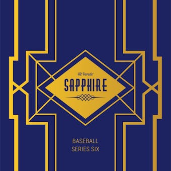 2020 Hit Parade Baseball Sapphire Edition Series 6 Hobby 6-Box Case /50 Soto-Trout-Betts