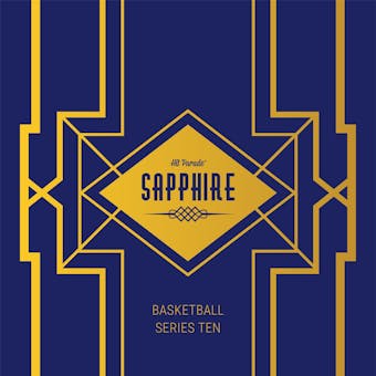 2020/21 Hit Parade Basketball Sapphire Edition Series 2 Hobby 6-Box Case /50 Zion-Luka-Kobe