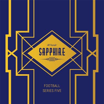 2020 Hit Parade Football Sapphire Edition Series 5 Hobby Box /50 Lamar-Mahomes-Brady