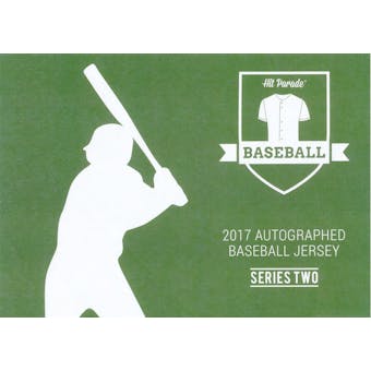 2017 Hit Parade Autographed Baseball Jersey Hobby Box - Series 2 - Nolan Ryan, Mark McGwire & Mike Piaz