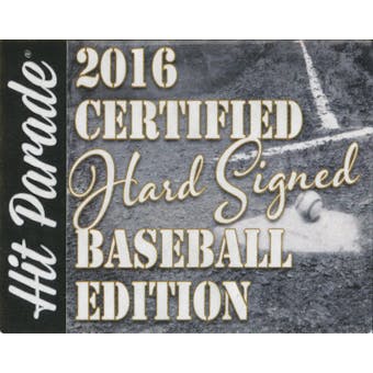 2016 Hit Parade Baseball Certified Hard Signed Edition Hobby - 2 Autographs/Box - Mantle/DiMaggio/Willi