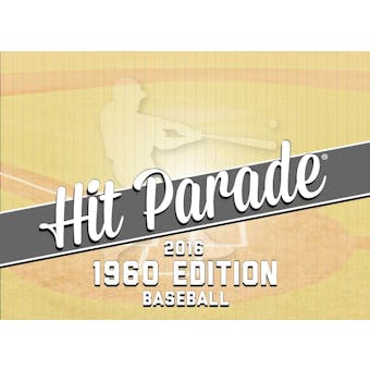2016 Hit Parade Baseball 1960 Edition Box